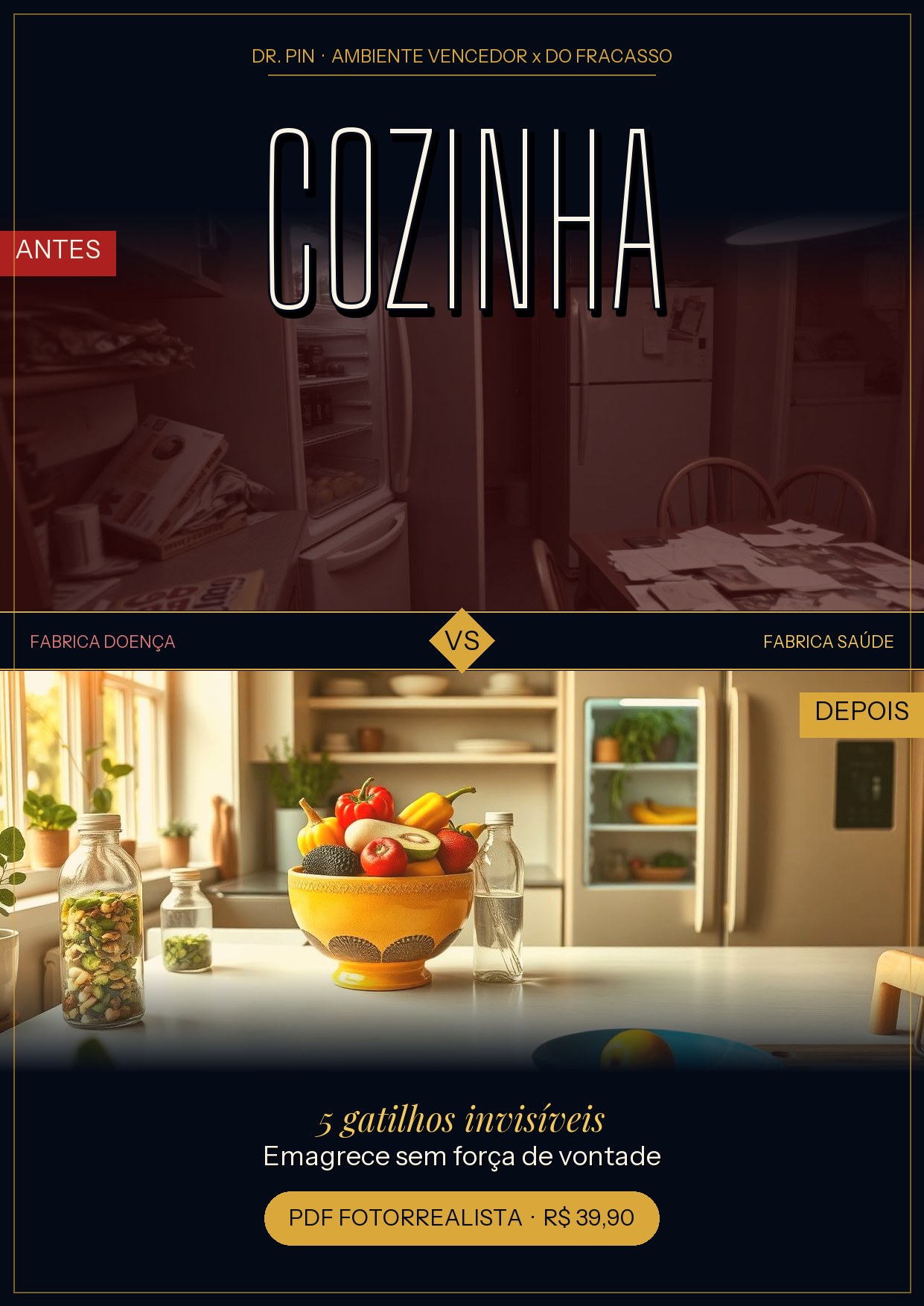 Capa: Cozinha — Casa Vencedora