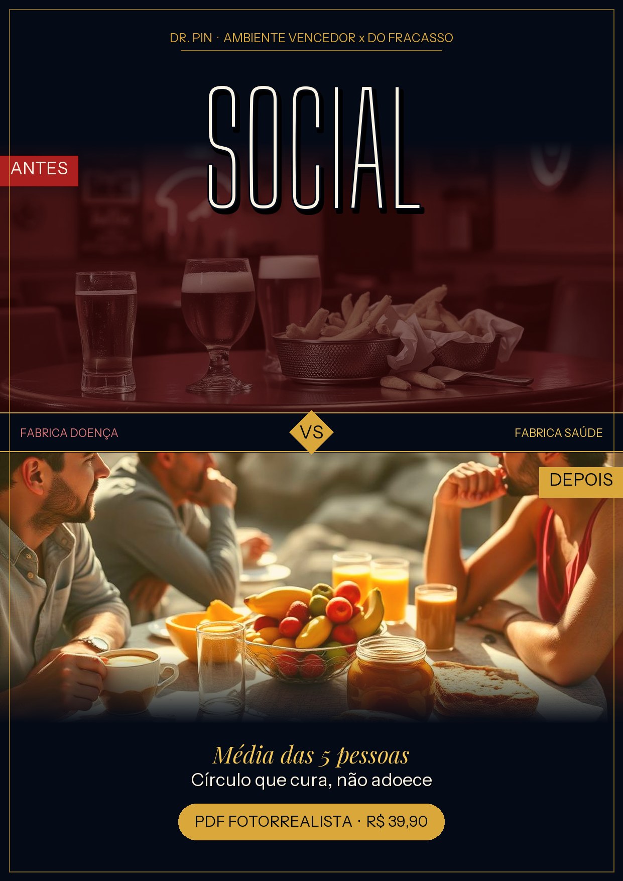 Capa — Ambiente Social Vencedor x Ambiente Social do Fracasso