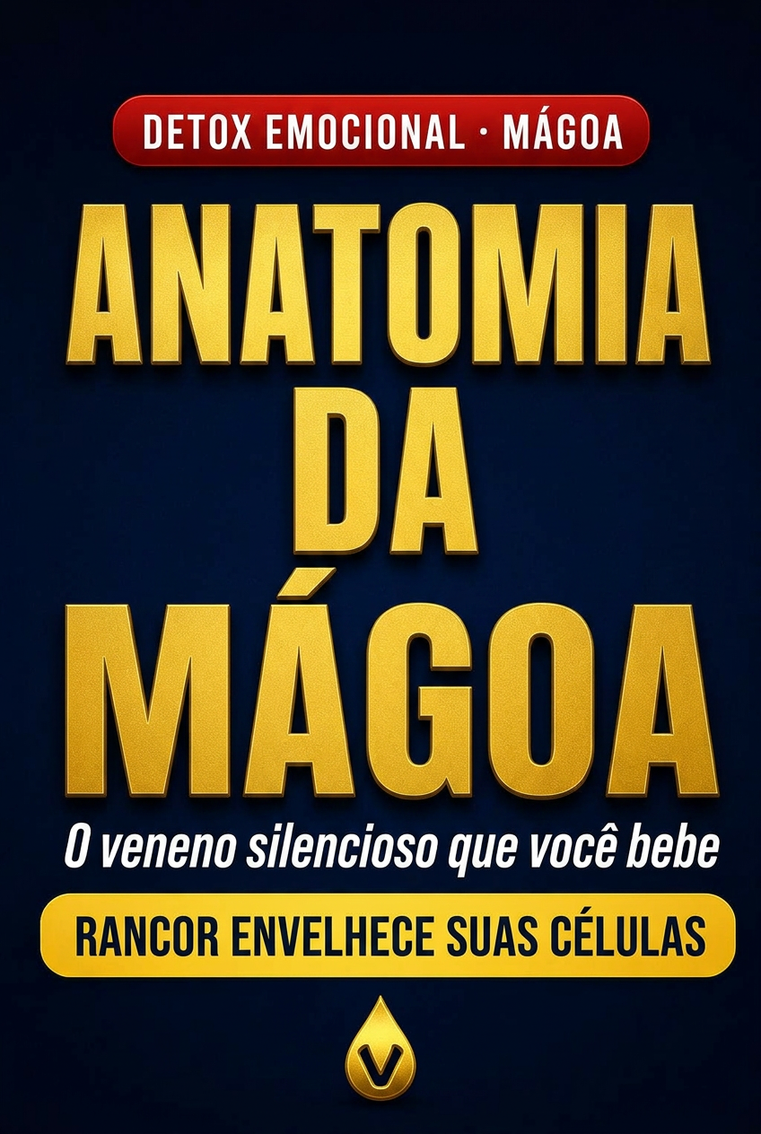 Capa: Anatomia da Mágoa — O Veneno que Você Bebe