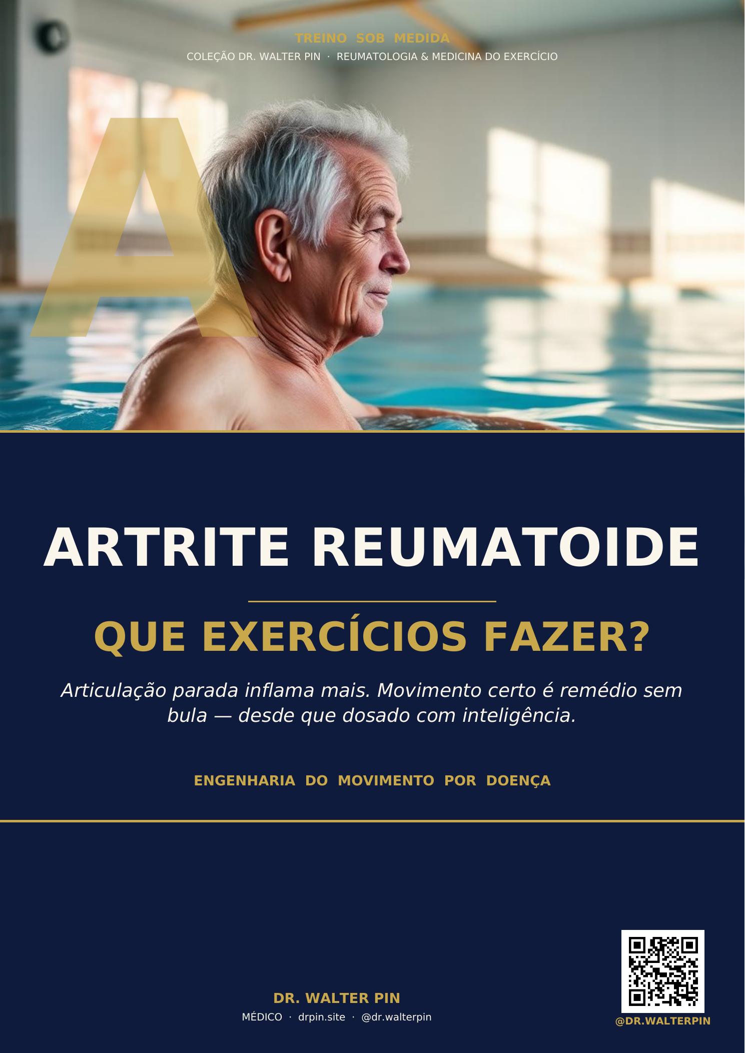 Capa: Artrite Reumatoide, Que Exercícios Fazer? — Treino Sob Medida Vol.05