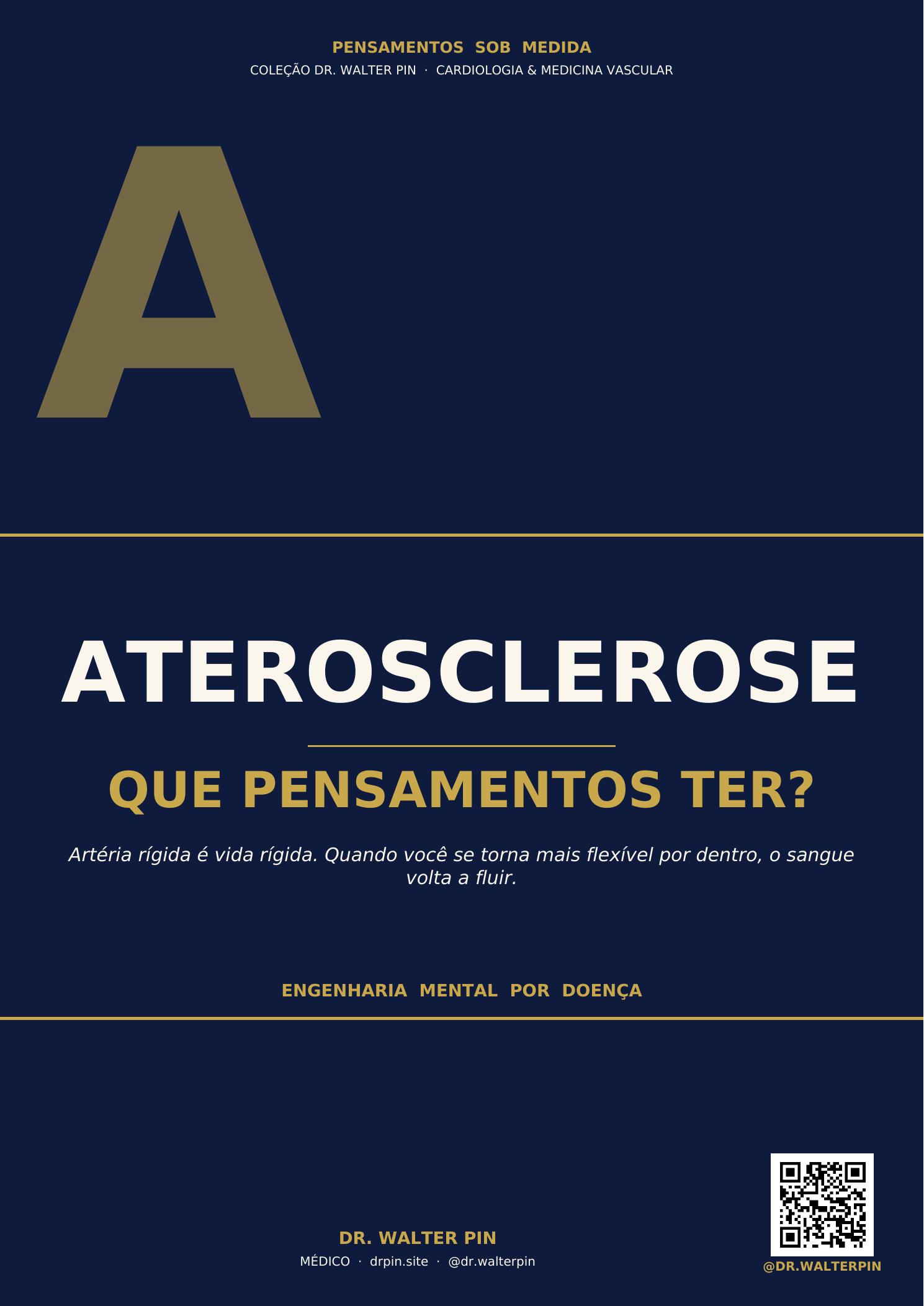 Capa: Aterosclerose, Que Pensamentos Ter? — Pensamentos Sob Medida Vol.58