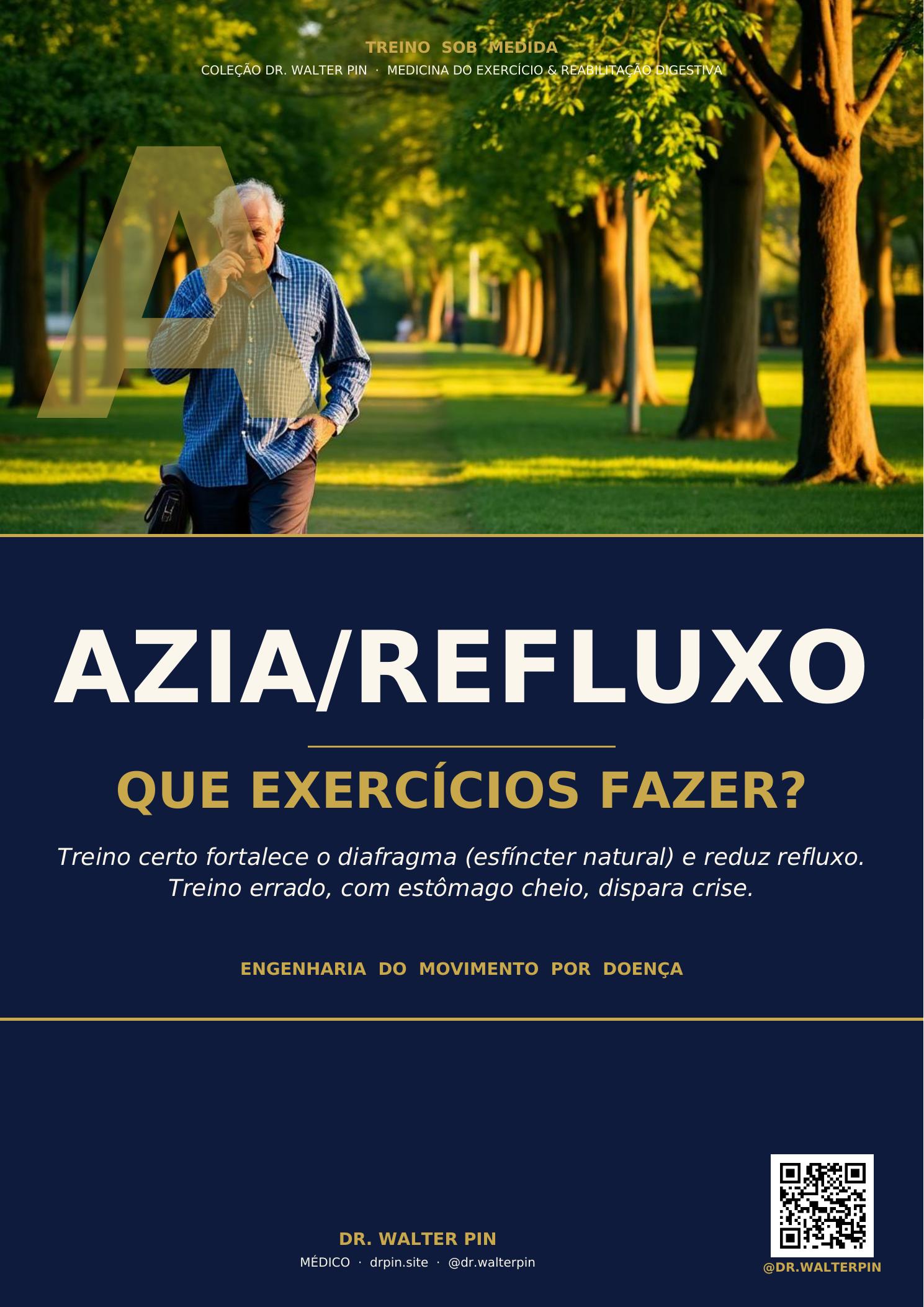Capa: Azia/Refluxo, Que Exercícios Fazer? — Treino Sob Medida Vol.09