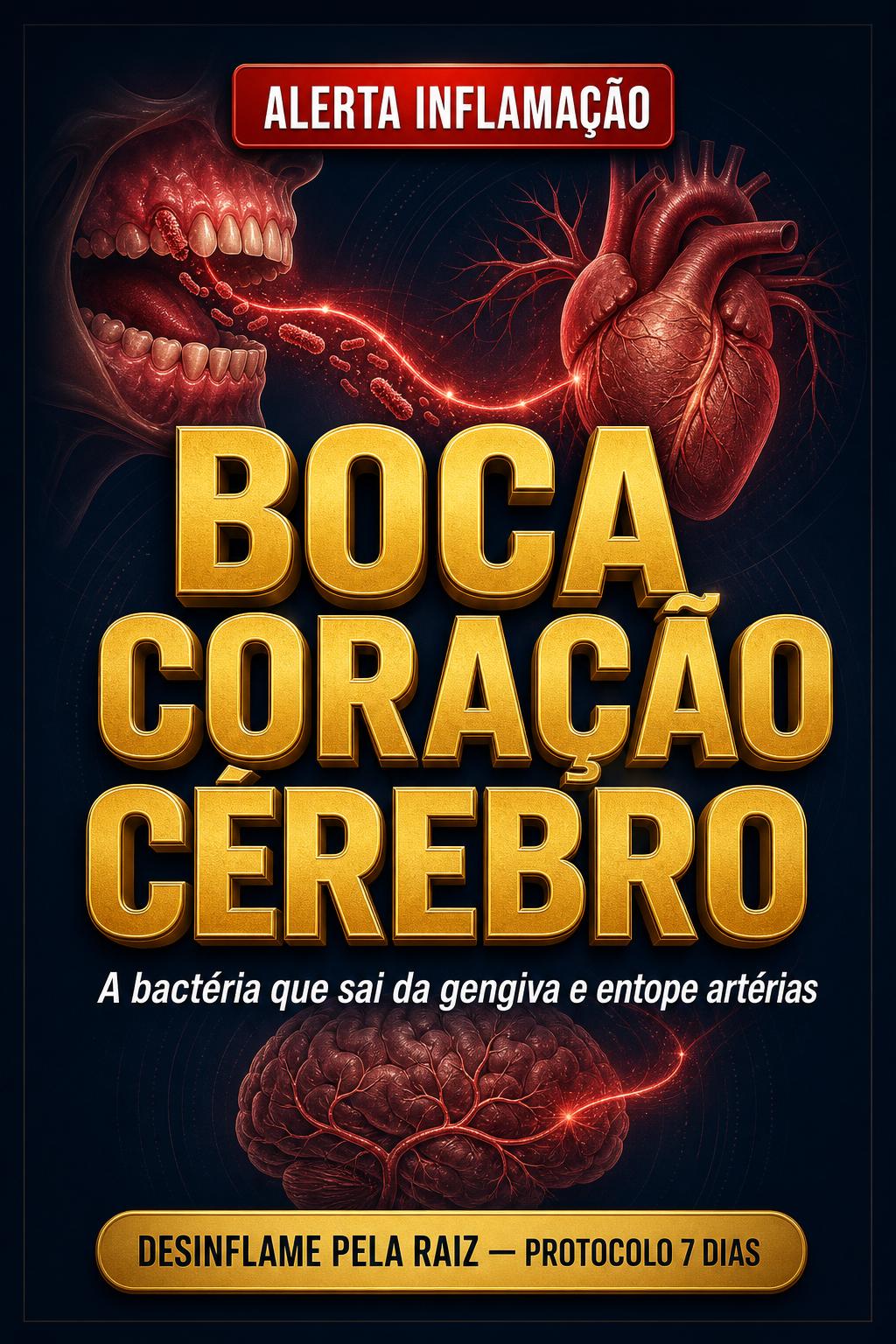 Capa: Boca, Coração e Cérebro: Desinflame pela Raiz