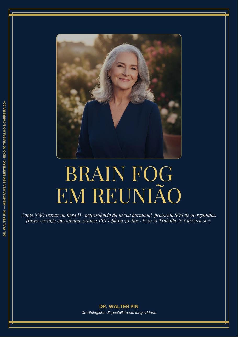 Capa: Brain Fog em Reunião — Como NÃO Travar na Hora H