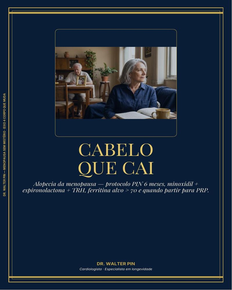Capa: Cabelo Que Cai — Alopecia da Menopausa