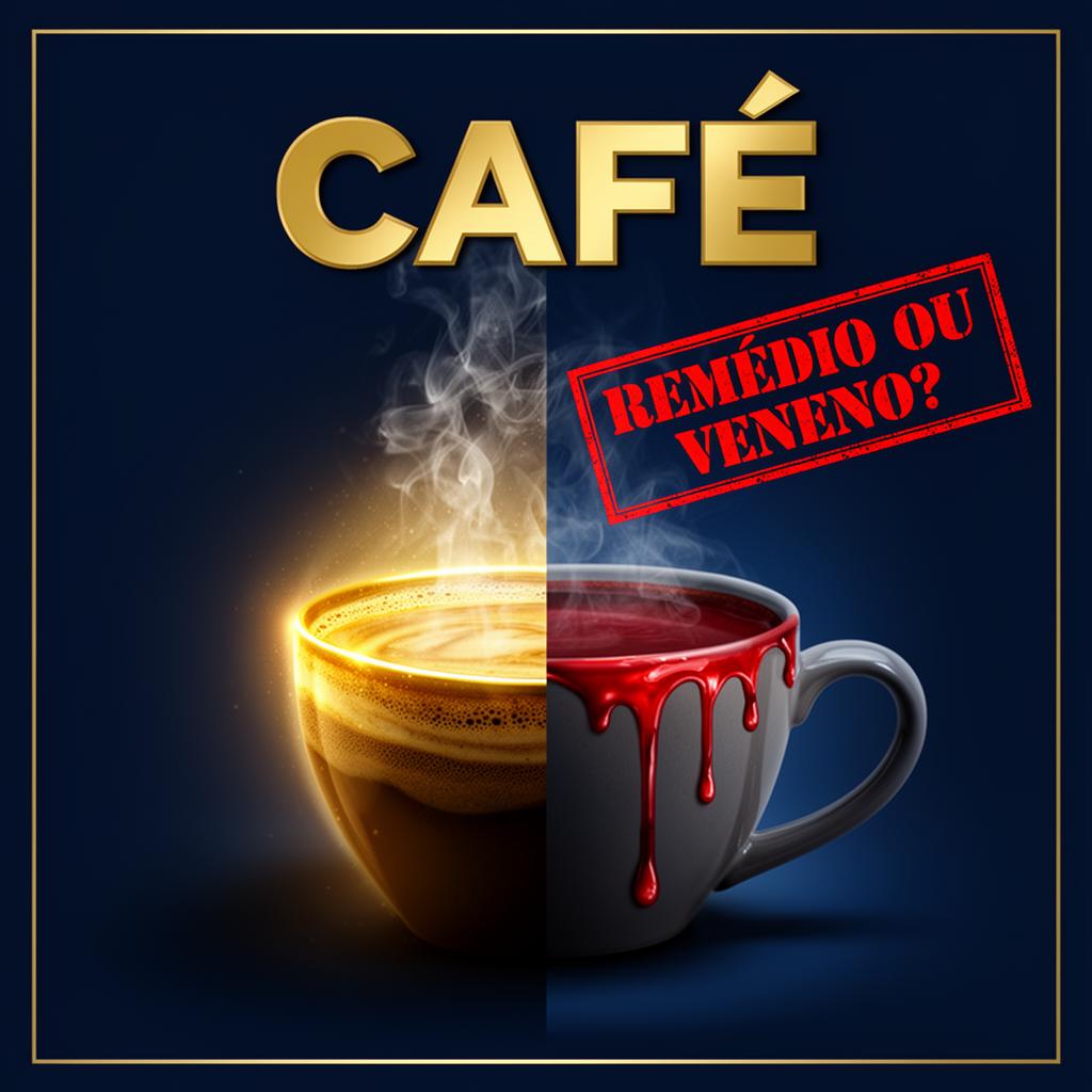 Capa: CAFÉ — Remédio ou Veneno? A regra das 10h que muda tudo