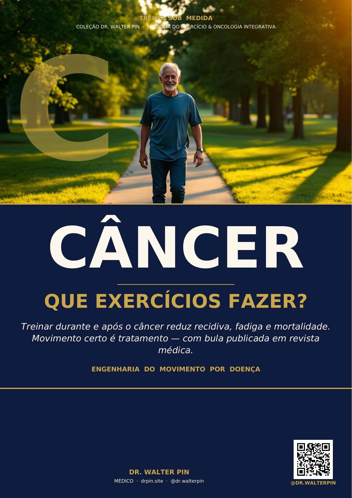 Capa: Câncer, Que Exercícios Fazer? — Treino Sob Medida Vol.07