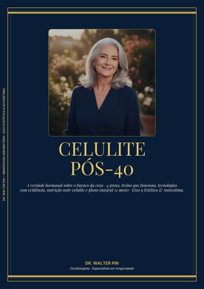 Capa: Celulite pós-40 — A Verdade Hormonal Sobre o Buraco da Coxa