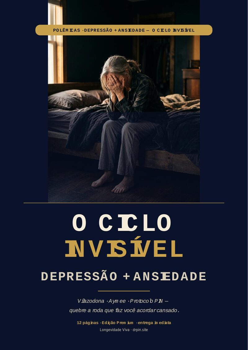 Capa — O Ciclo Invisível — Depressão & Ansiedade que se Alimentam