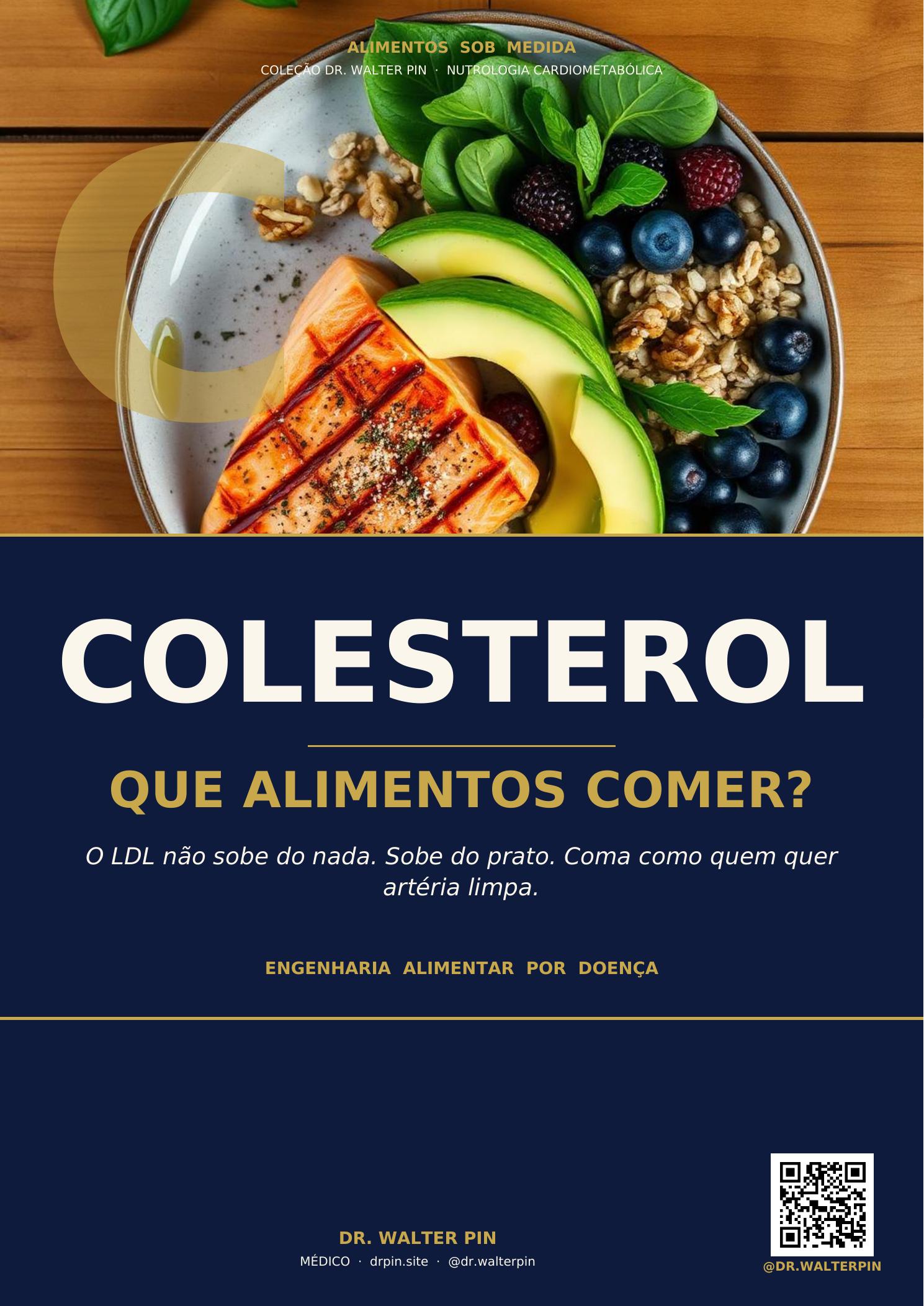 Capa — Colesterol, Que Alimentos Comer? — Alimentos Sob Medida Vol.03