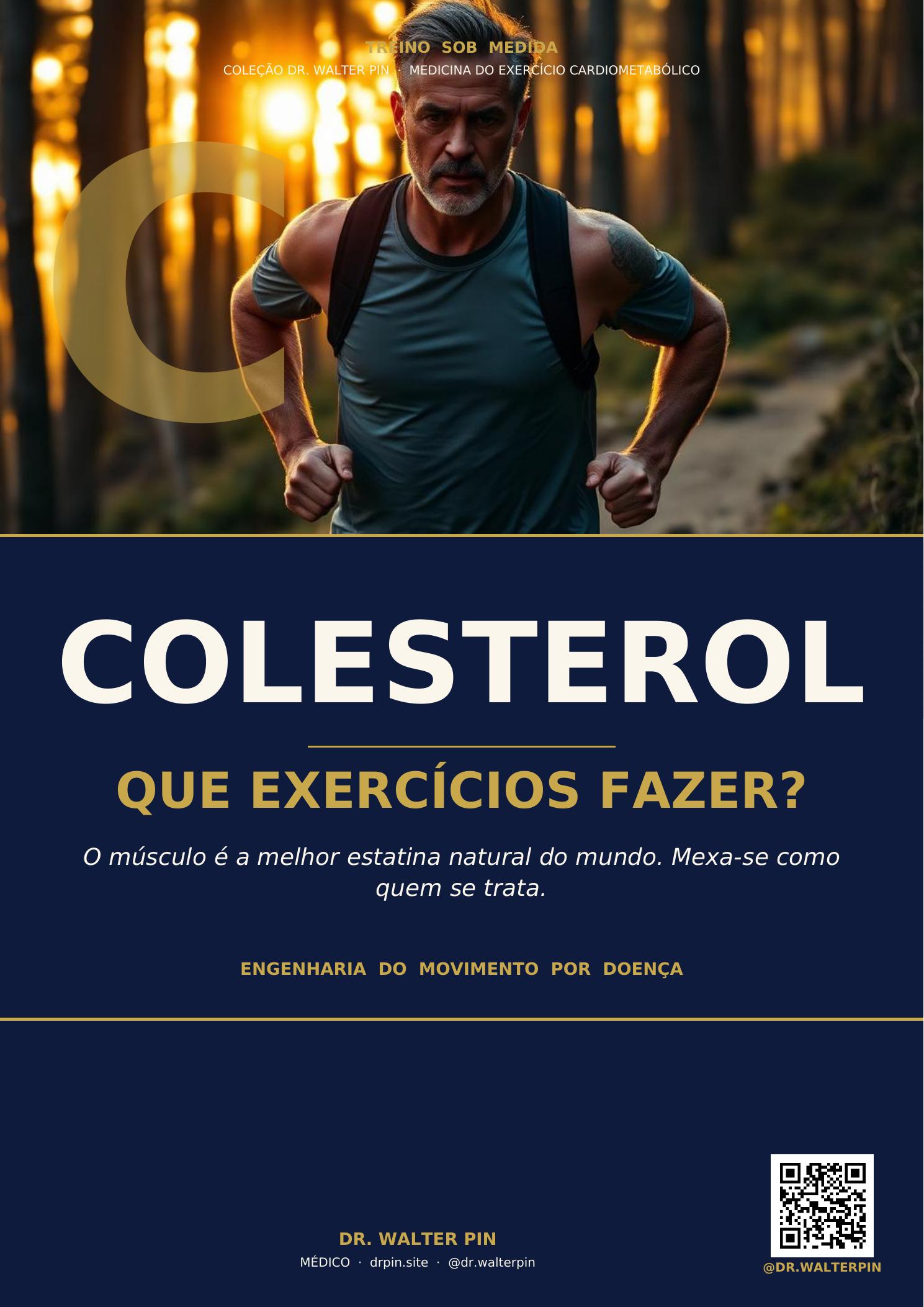 Capa — Colesterol, Que Exercícios Fazer? — Treino Sob Medida Vol.03