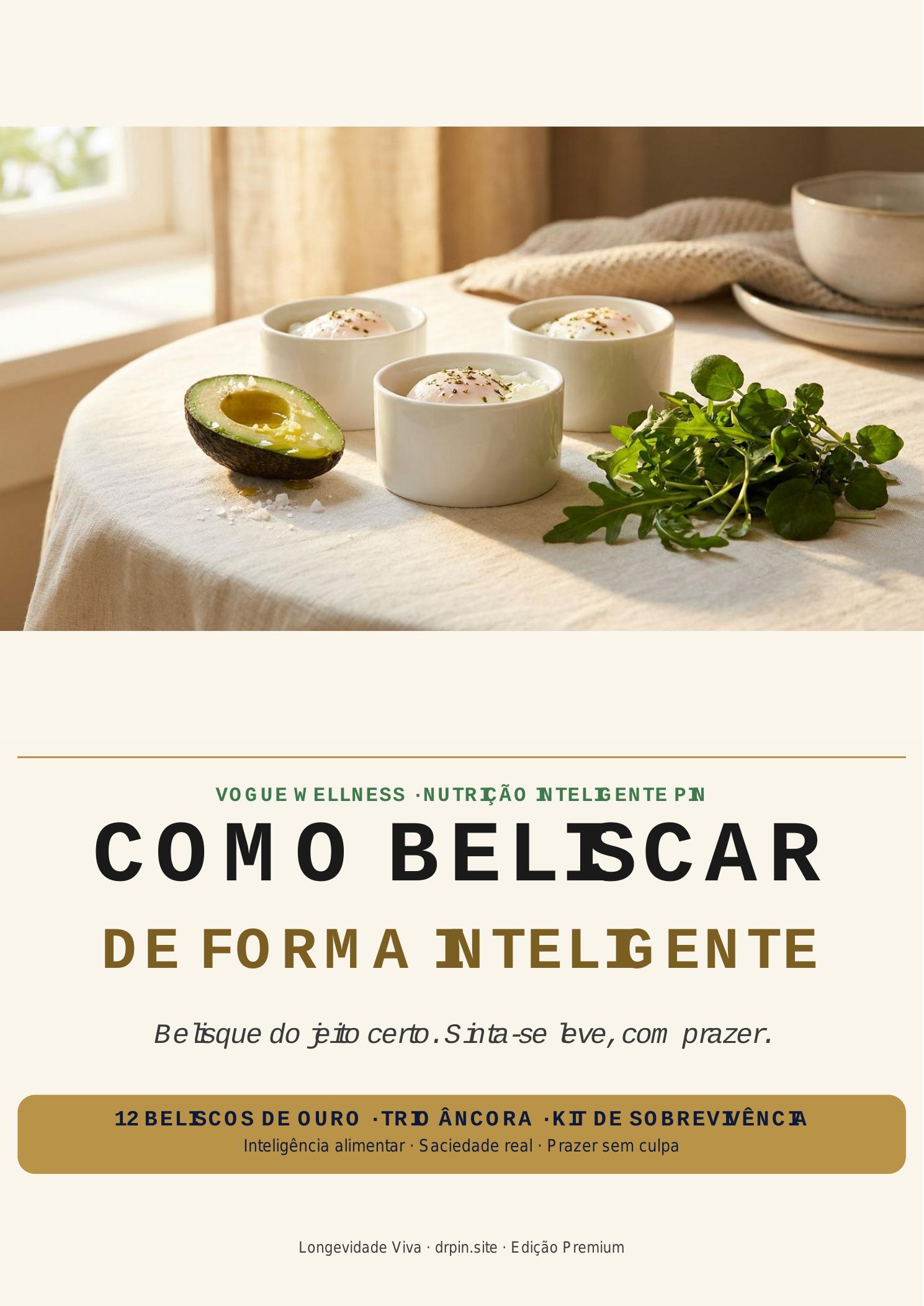 Capa: COMO BELISCAR DE FORMA INTELIGENTE — Guia Vogue Positivo