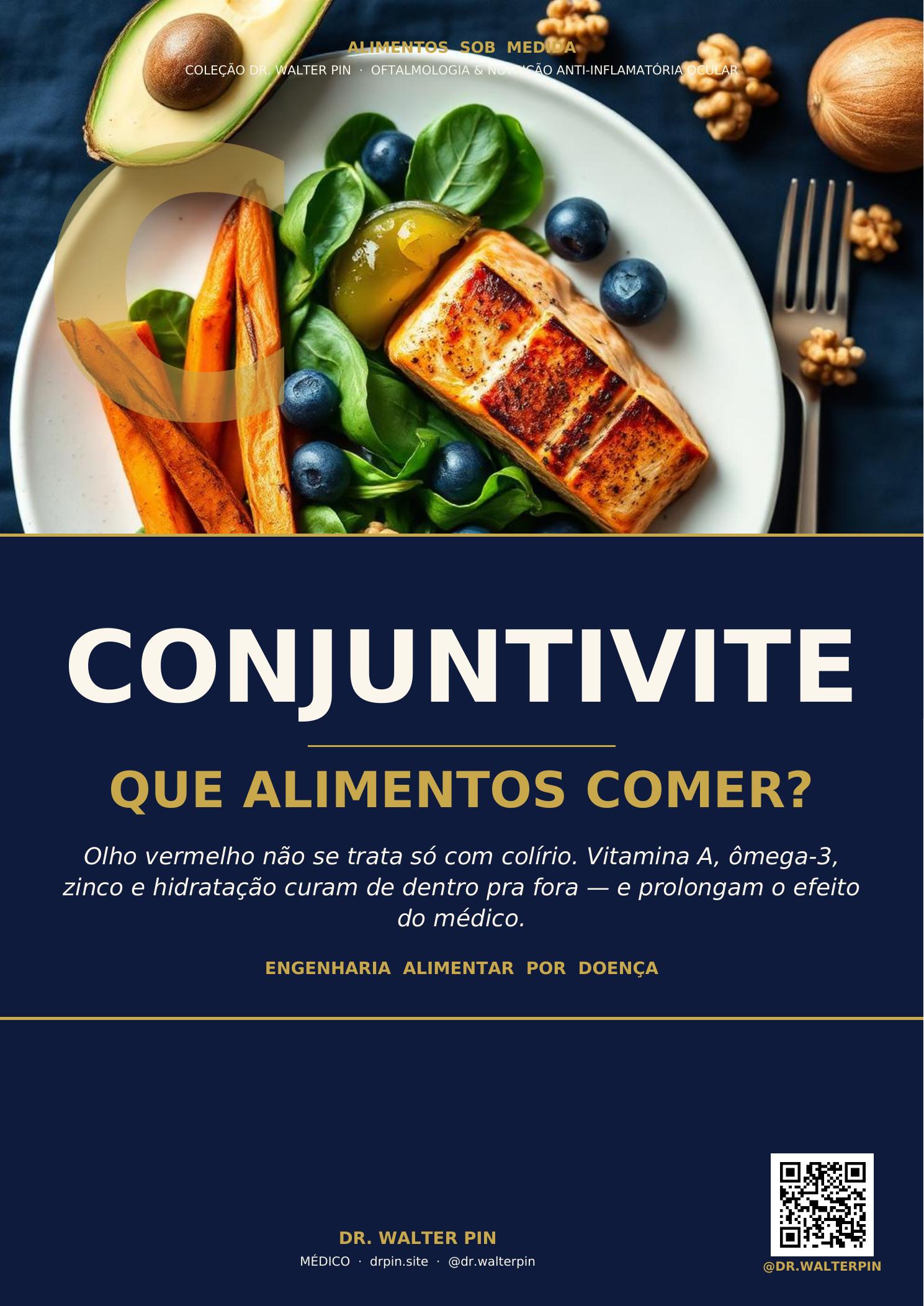 Capa: Conjuntivite, Que Alimentos Comer? — Alimentos Sob Medida Vol.12