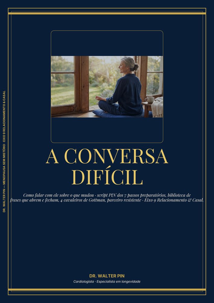 Capa: A Conversa Difícil — Como Falar com Ele Sobre o Que Mudou