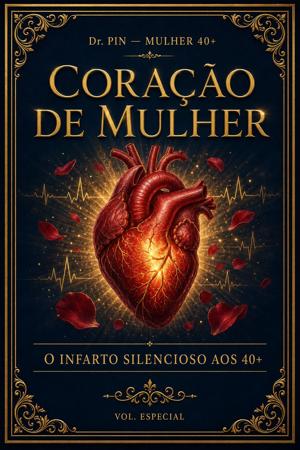 Capa — Coração de Mulher — O Infarto Silencioso aos 40+