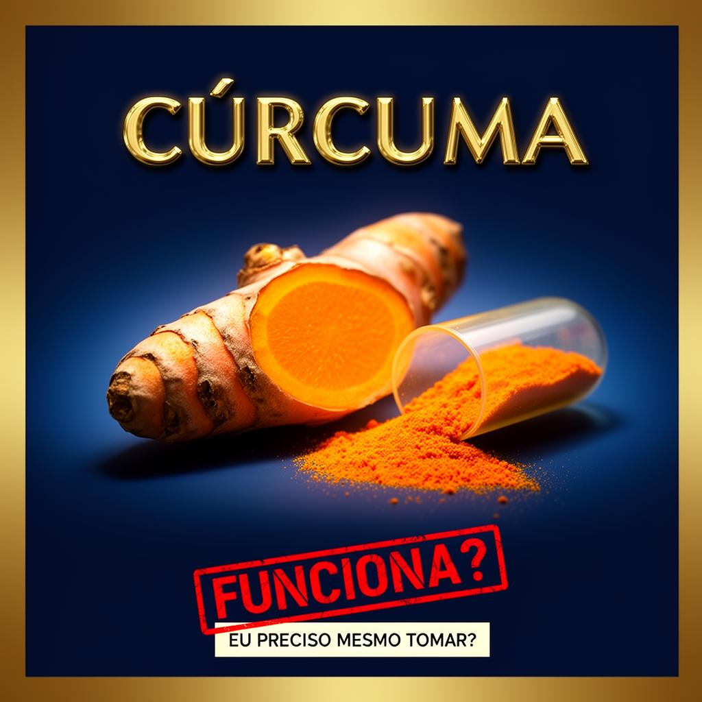 Capa: CÚRCUMA FUNCIONA? — A verdade sobre o anti-inflamatório dos deuses