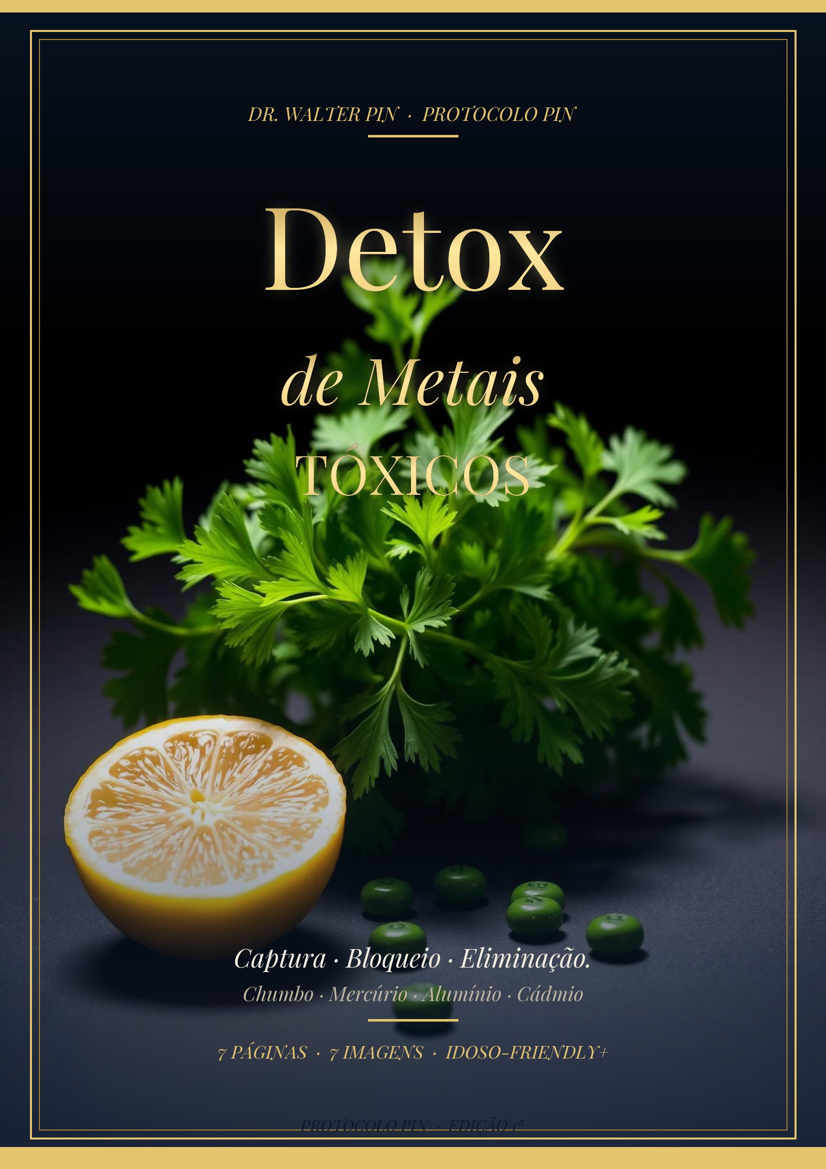 Capa: DETOX DE METAIS TÓXICOS — Fórmulas Práticas