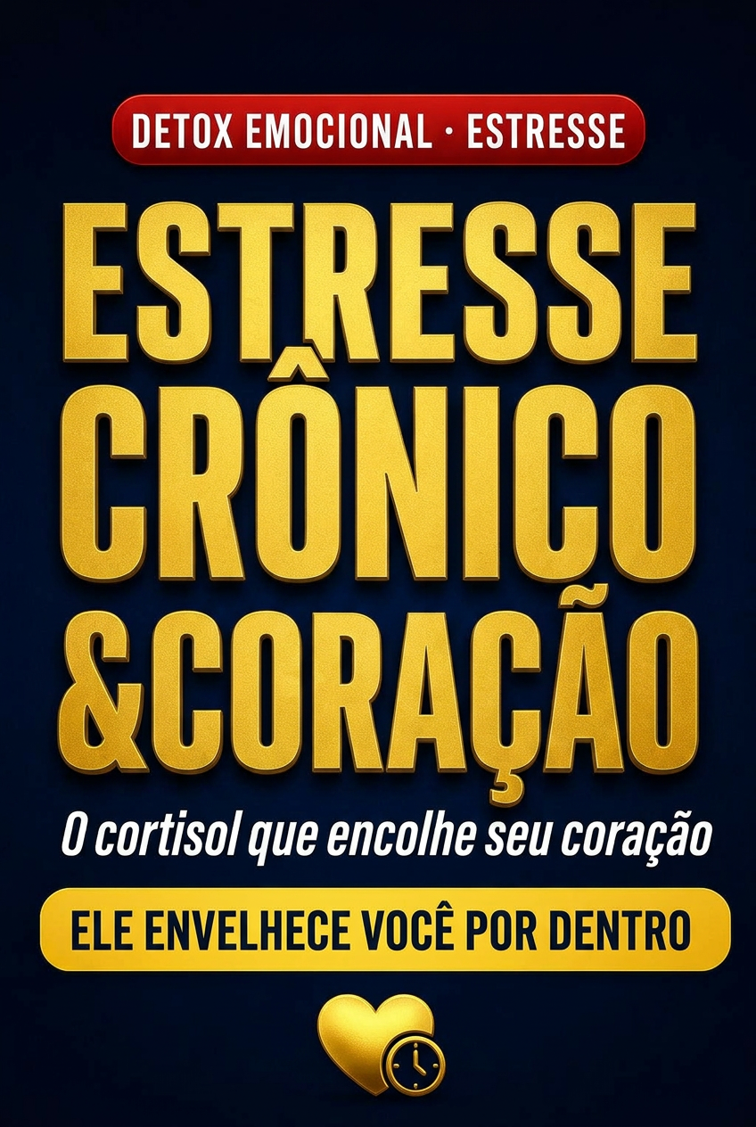 Capa — Estresse Crônico & Coração — Desarme a Bomba-Relógio