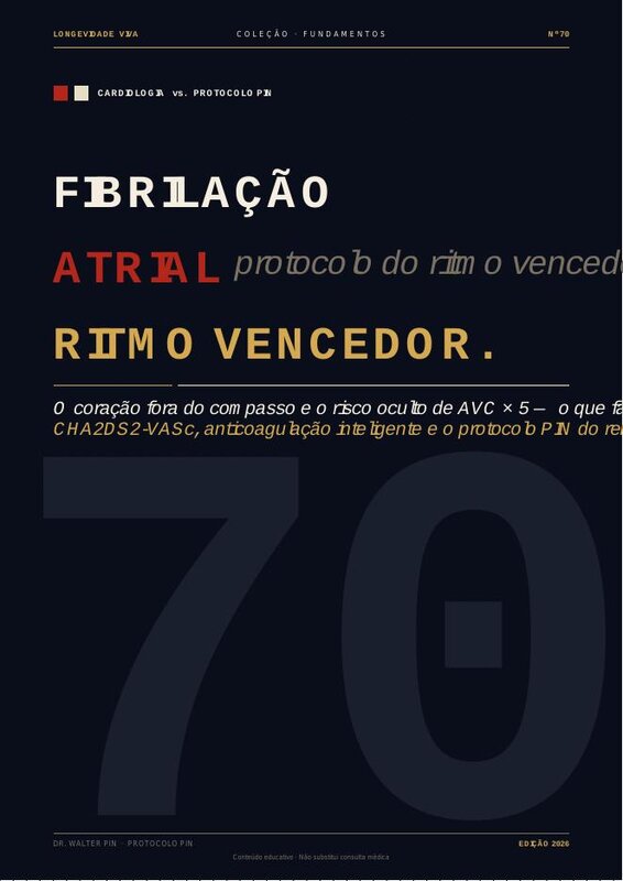 Capa: Fibrilação Atrial — Ritmo Vencedor