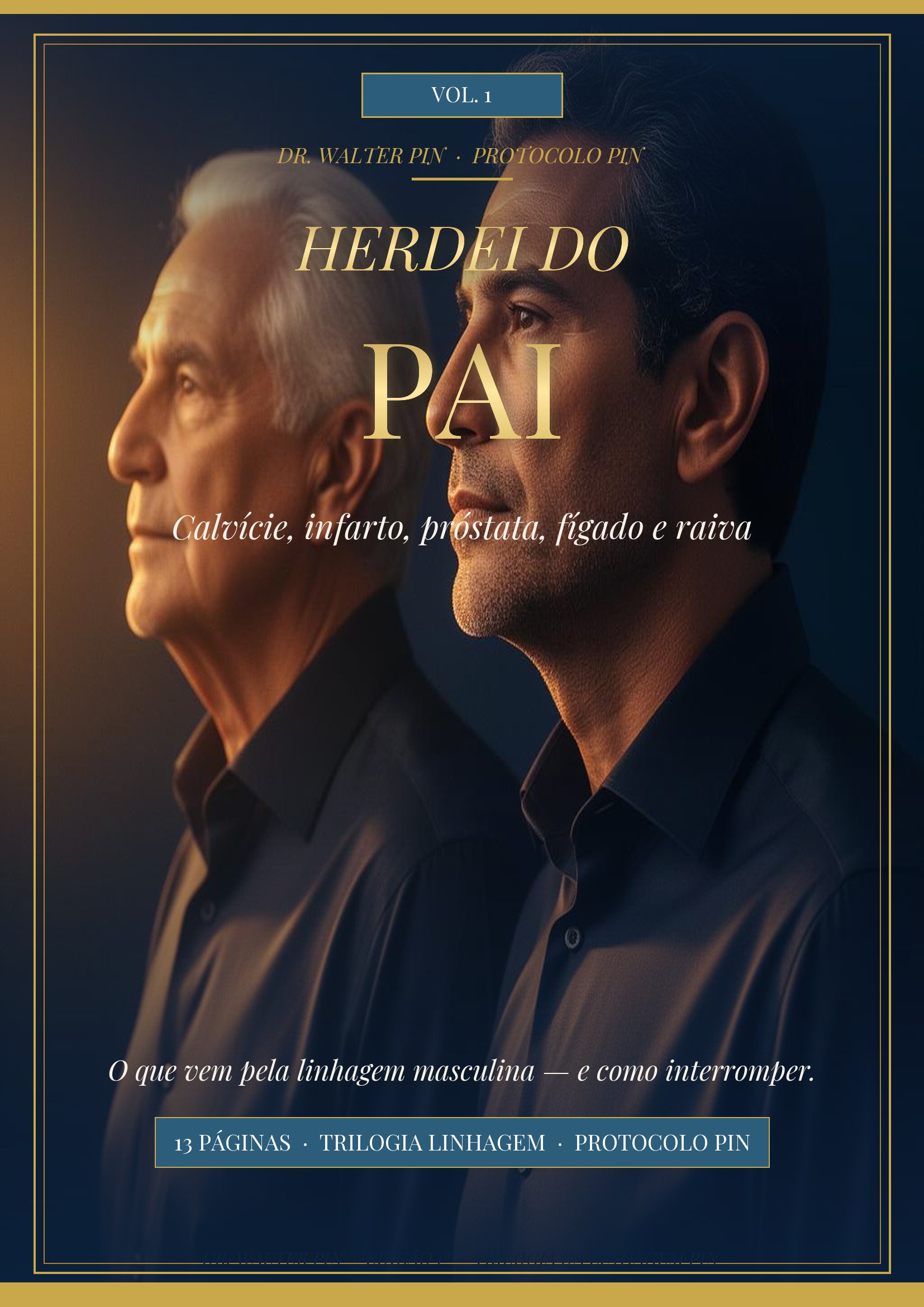 Capa — HERDEI DO PAI — Trilogia da Linhagem PIN Vol. 1