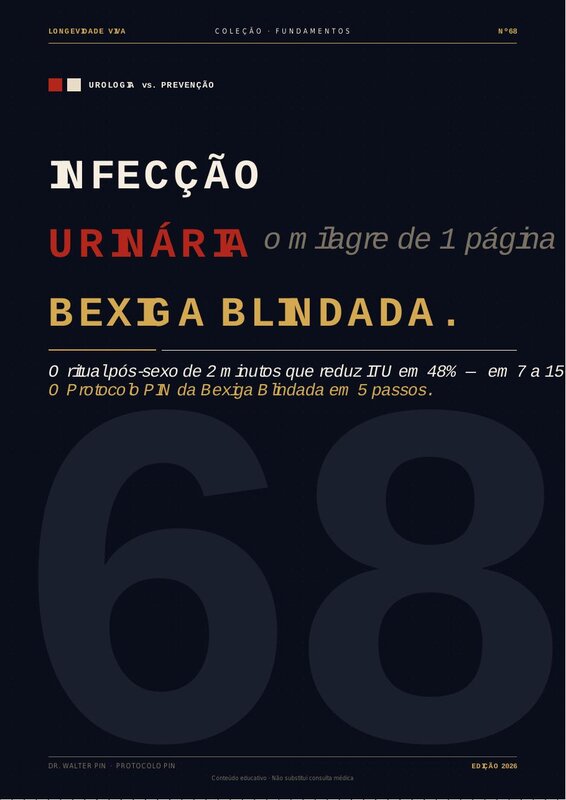 Capa: Infecção Urinária — O Milagre de 1 Página