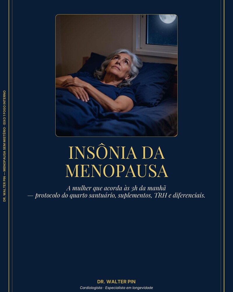 Capa: Insônia da Menopausa — A Mulher Que Acorda Às 3h
