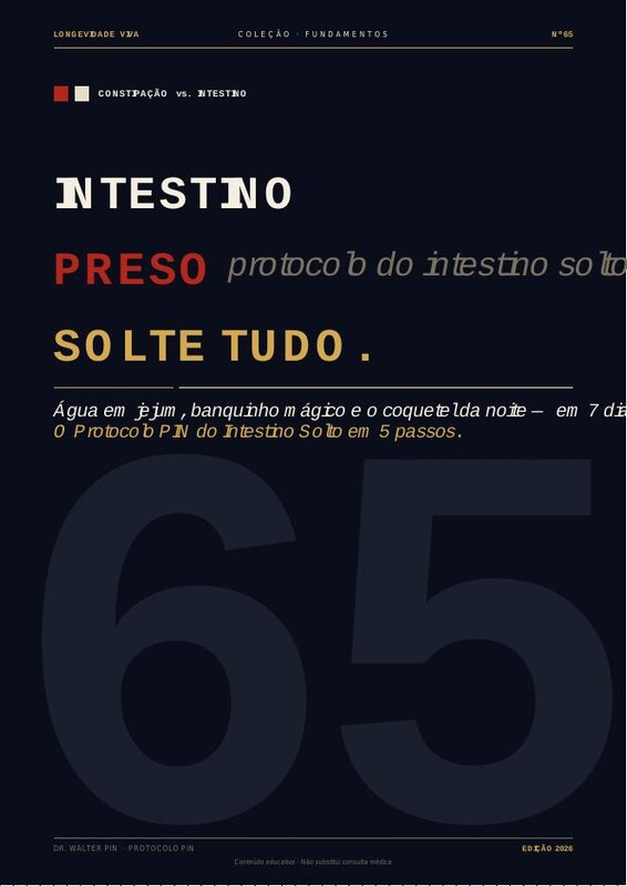 Capa: Intestino Preso — Solte Tudo