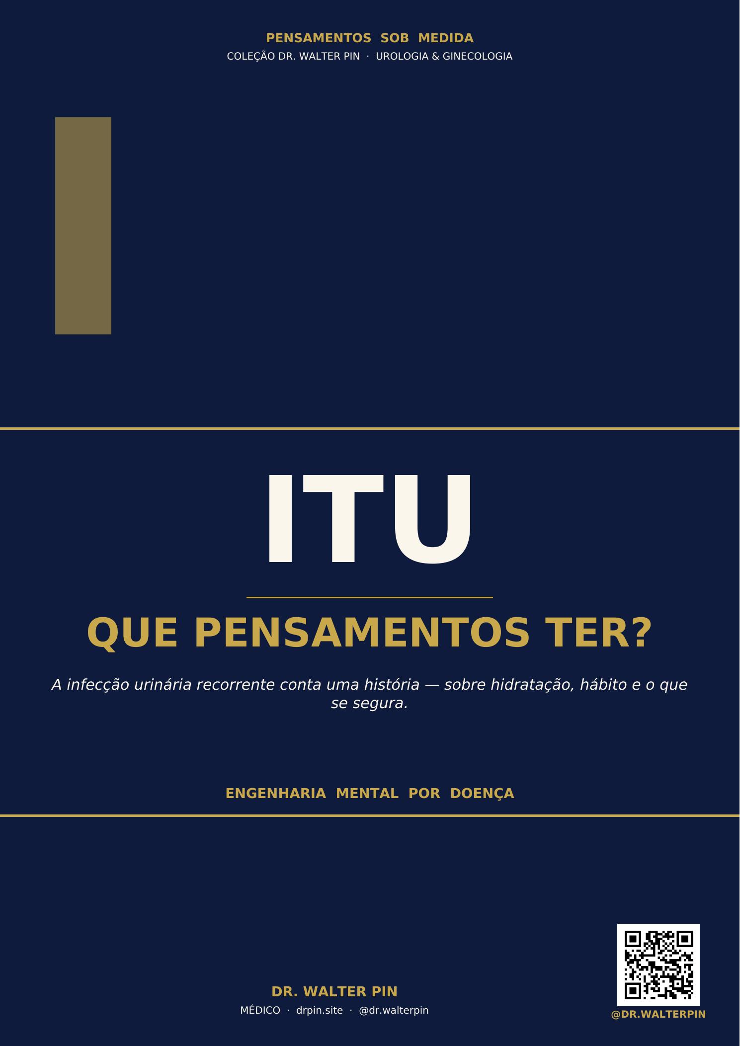 Capa: ITU, Que Pensamentos Ter? — Pensamentos Sob Medida Vol.40