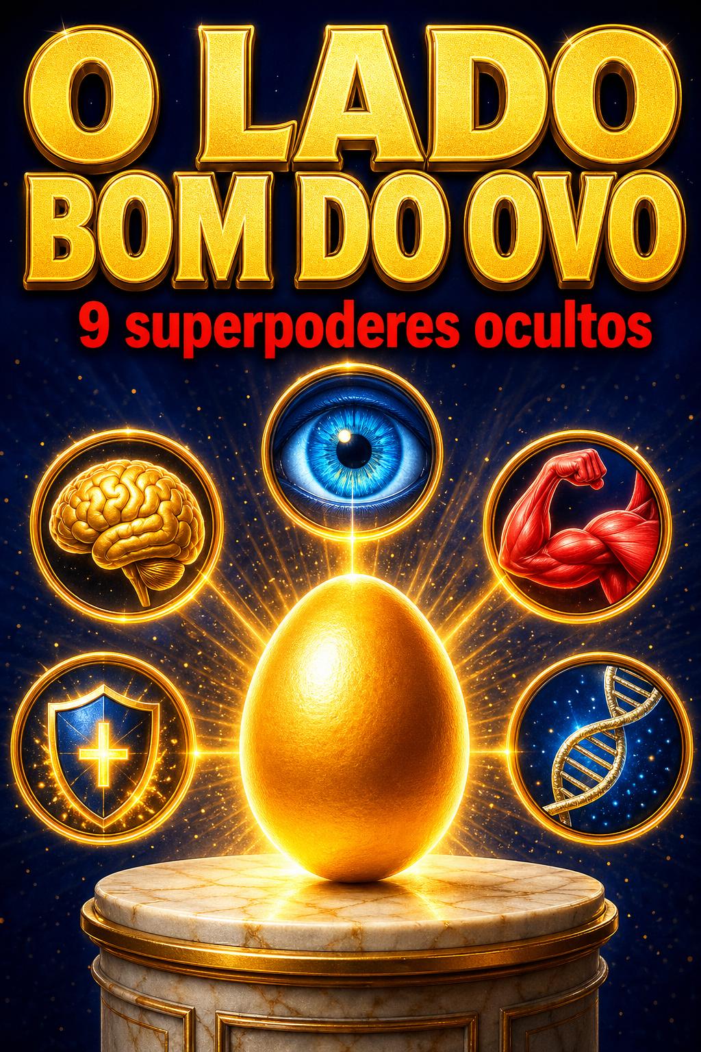 Capa: 9 SUPERPODERES DO OVO — O lado bom (Polêmicas Vol. 18)