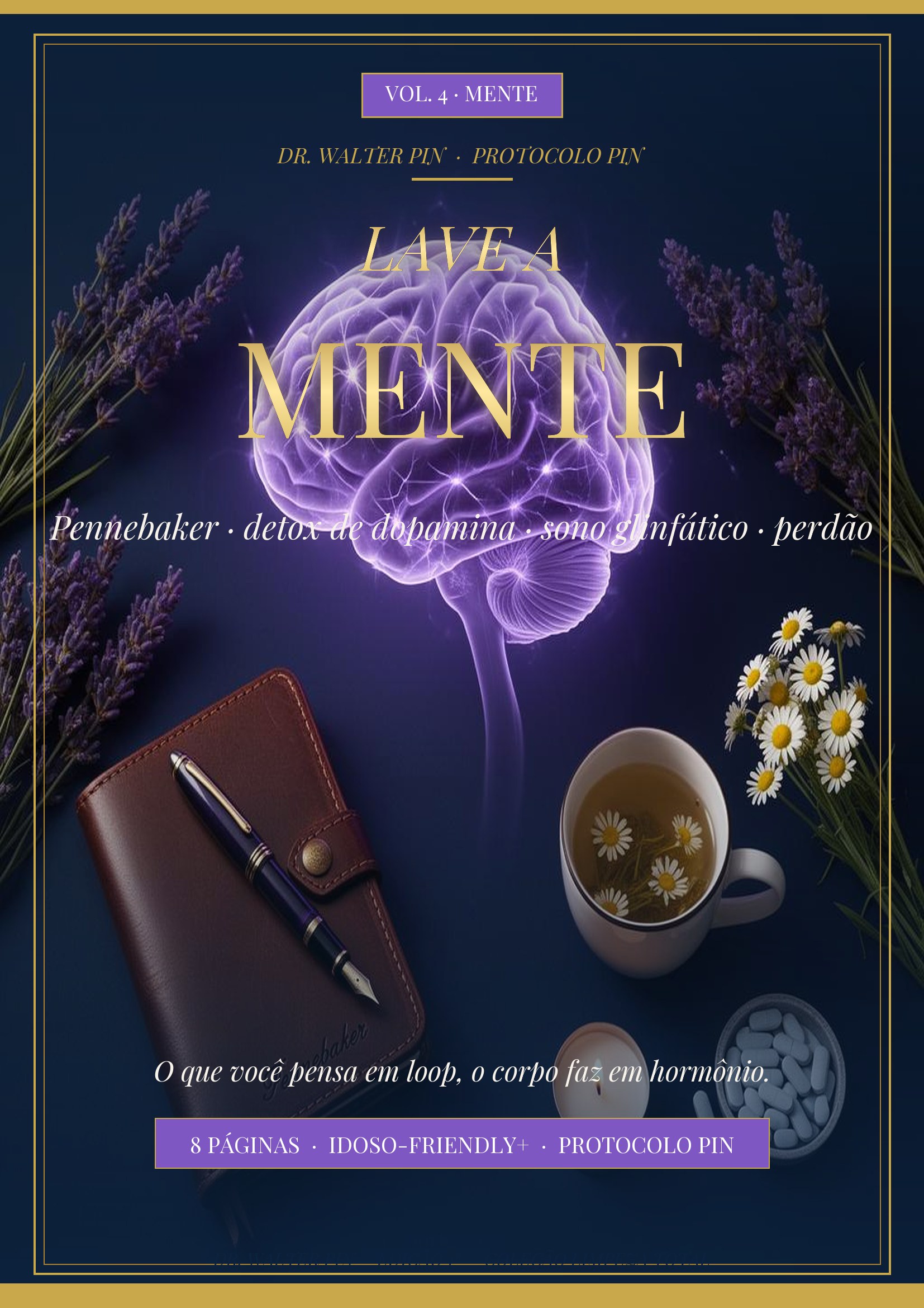 Capa: Lave a Mente — Limpeza Profunda PIN