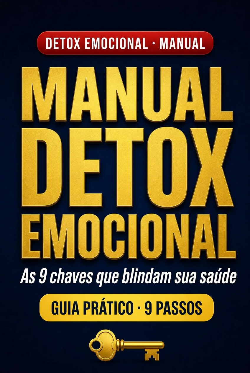 Capa — Manual do Detox Emocional — As 9 Chaves para Blindar sua Saúde