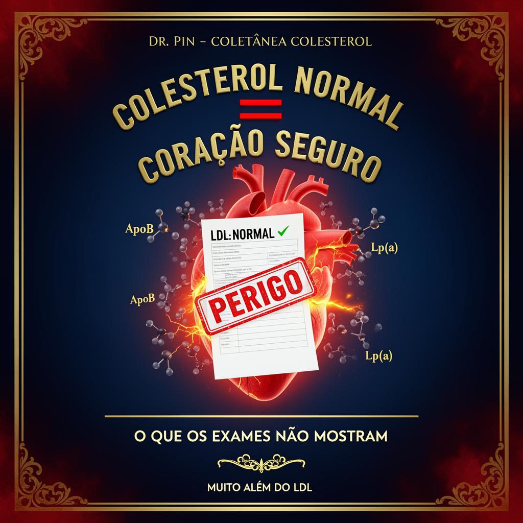 Capa: Colesterol Normal ≠ Coração Seguro — o que os exames não mostram (Muito Além do Colesterol)