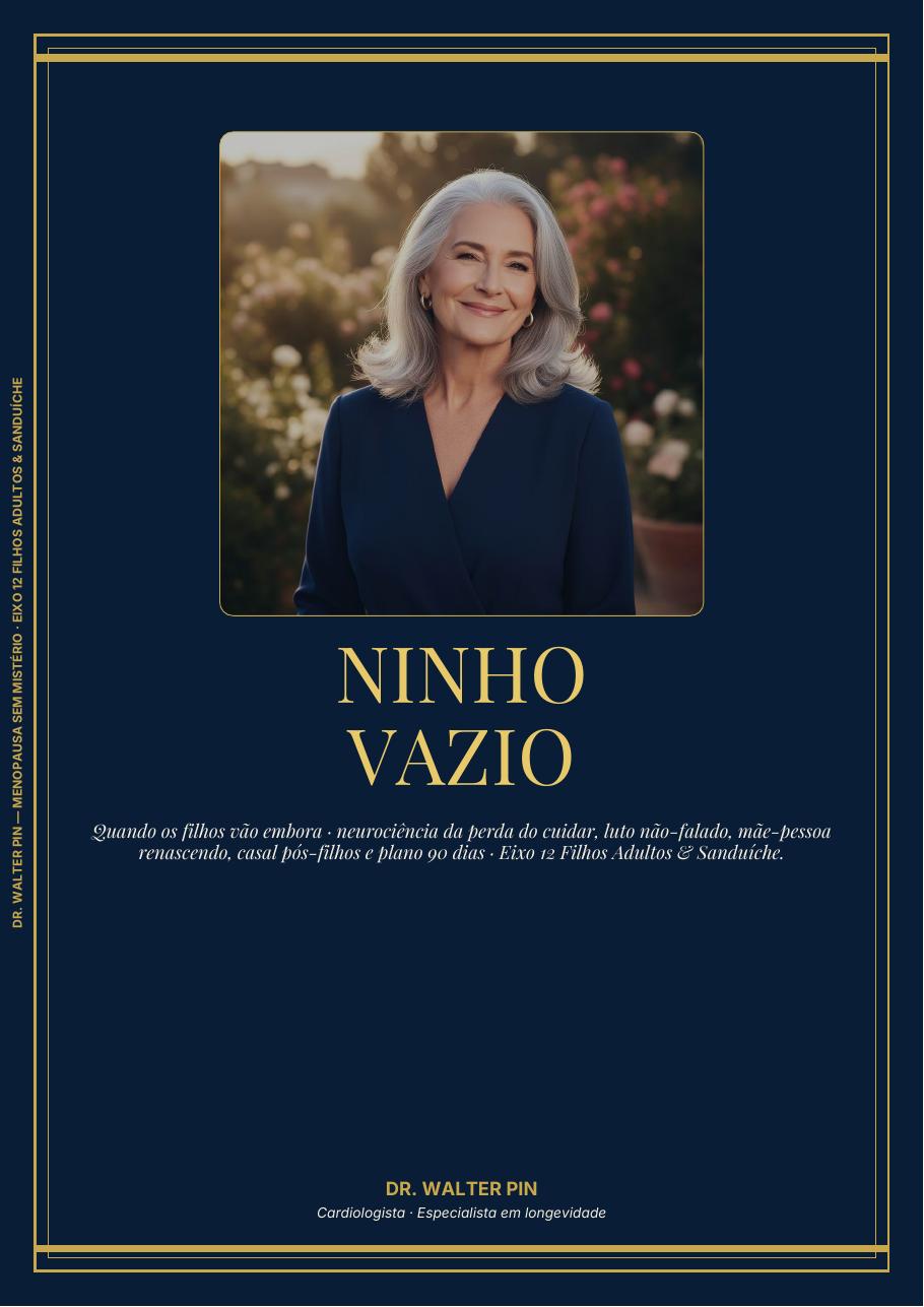 Capa: Síndrome do Ninho Vazio — Luto, Propósito e Reinvenção