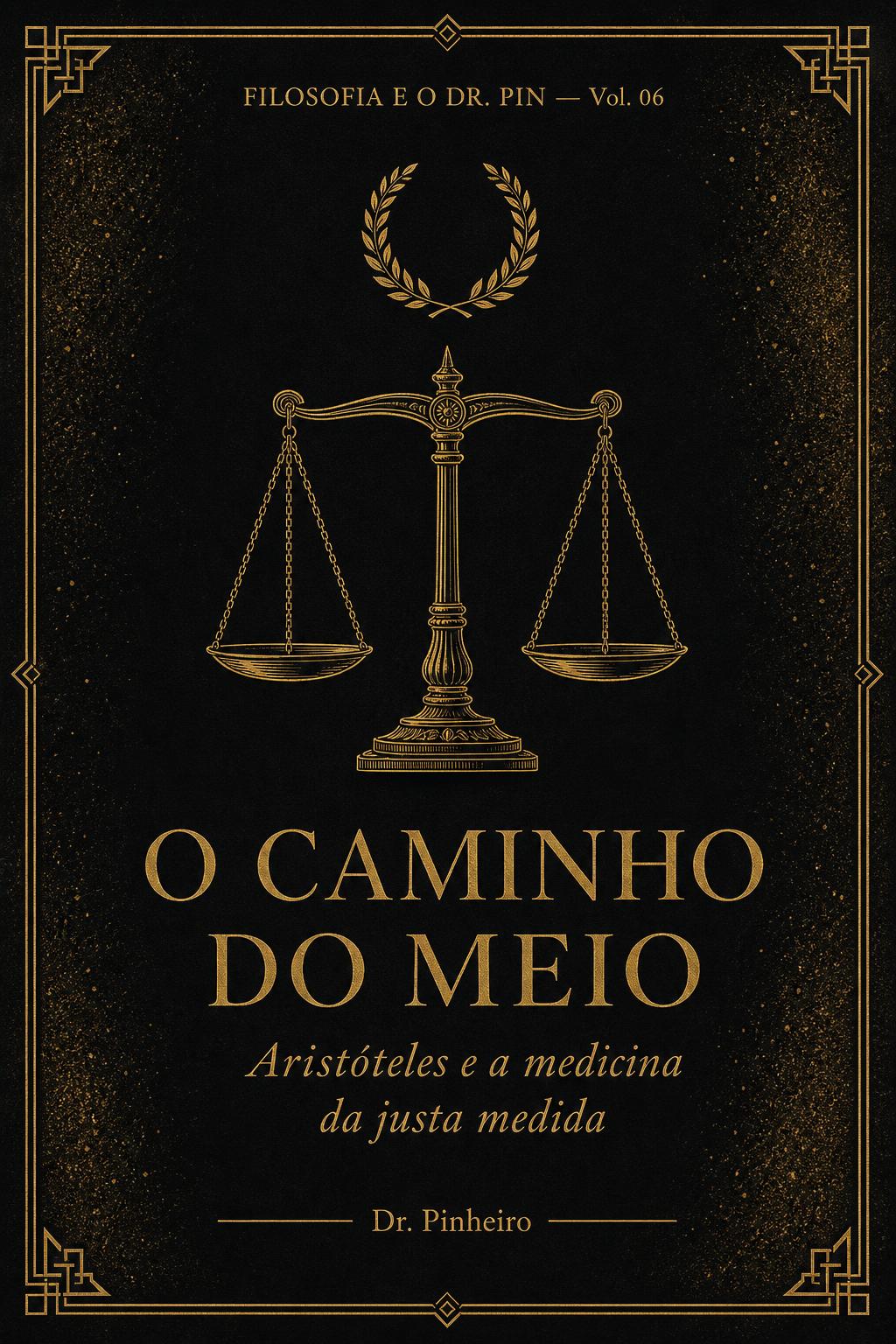 Capa — O CAMINHO DO MEIO — Aristóteles e a medicina da justa medida