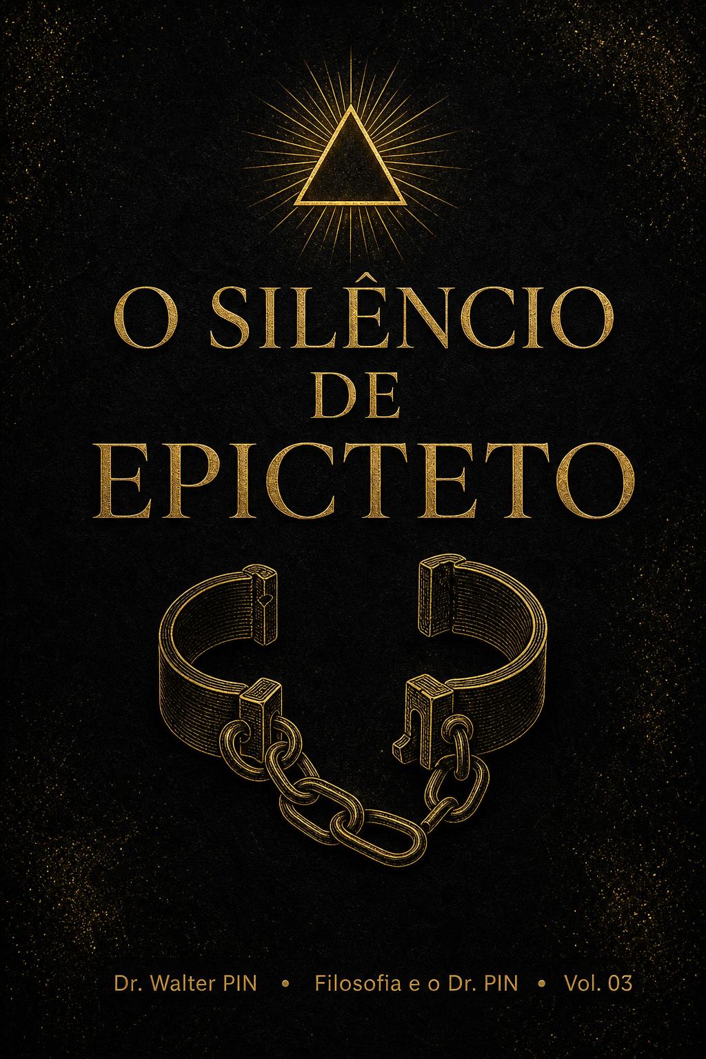 Capa: O SILÊNCIO DE EPICTETO — a dicotomia do controle que baixa a pressão sem dobrar o remédio