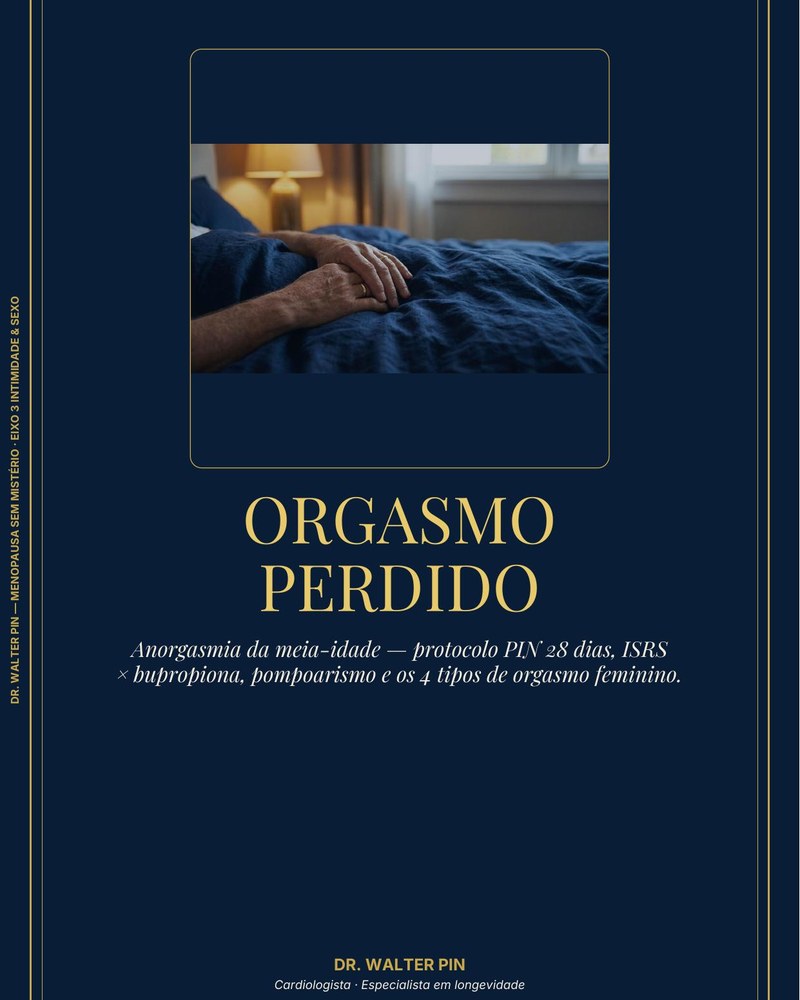 Capa: Orgasmo Perdido — Anorgasmia da Meia-Idade