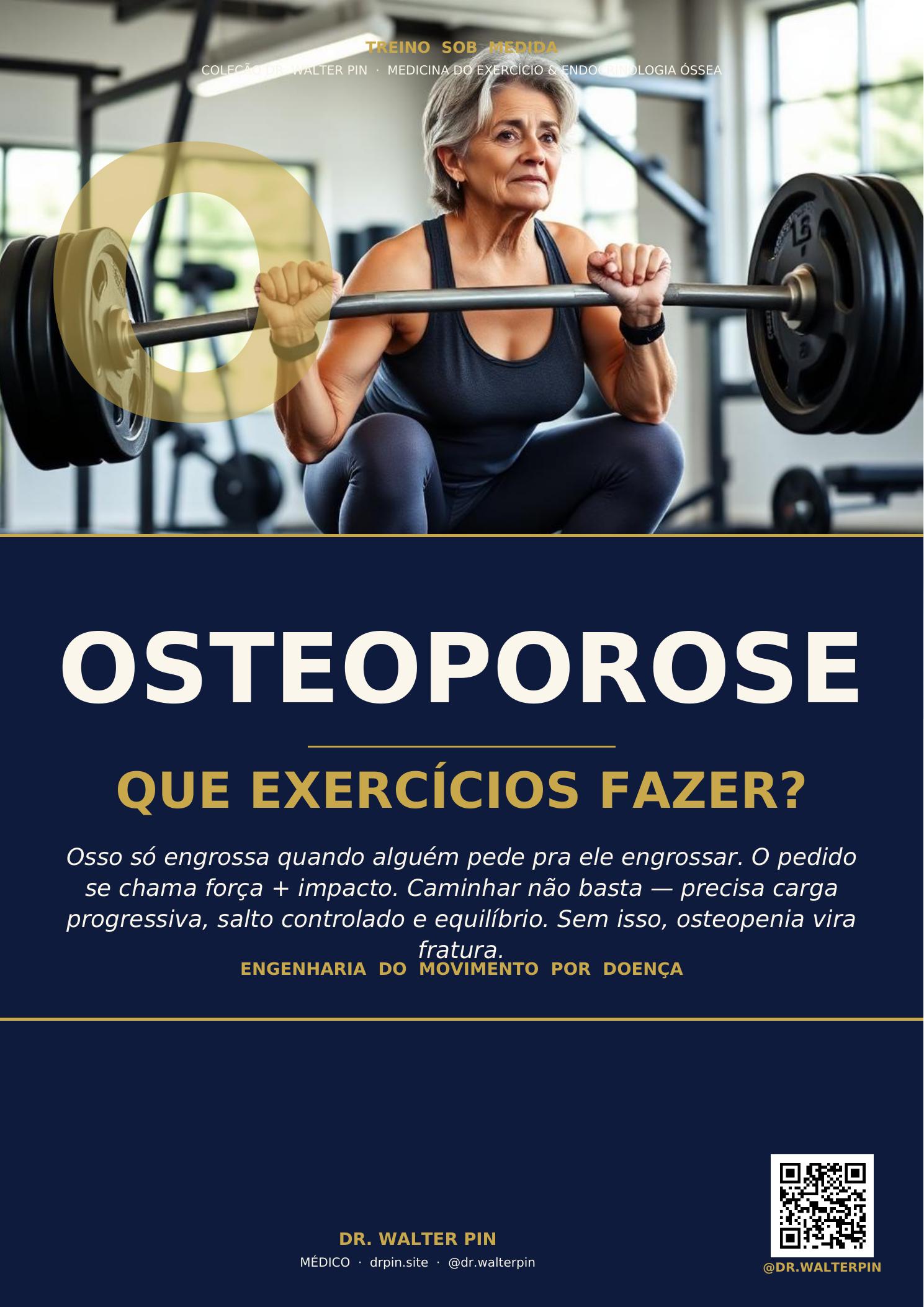 Capa: Osteoporose, Que Exercícios Fazer? — Treino Sob Medida Vol.17