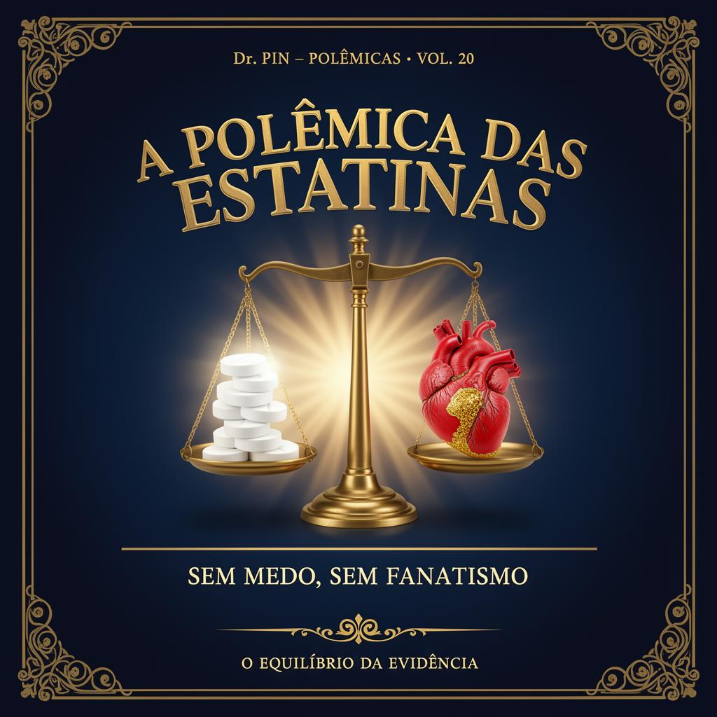 Capa: A POLÊMICA DAS ESTATINAS — sem medo, sem fanatismo (Polêmicas Vol. 20)
