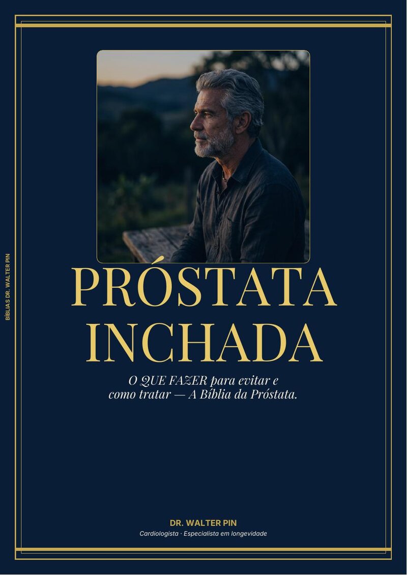 Capa: Próstata Inchada: O Erro Que Todo Homem Comete