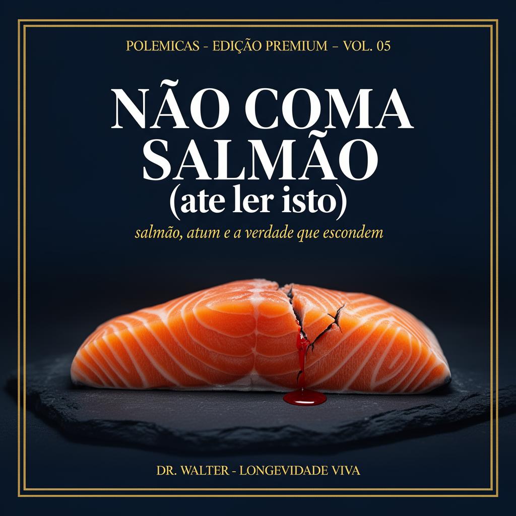 Capa: NÃO COMA SALMÃO (até ler isto)