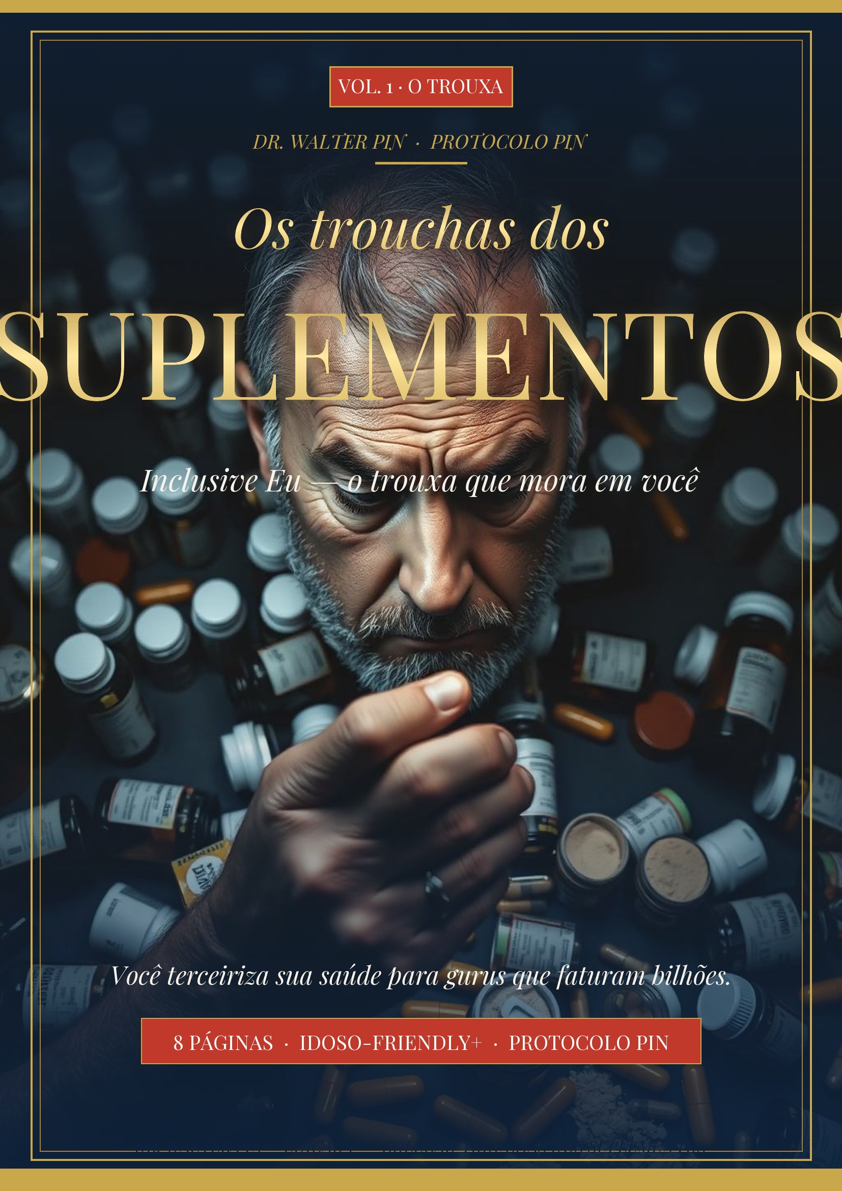 Capa: BUNDLE Os Trouchas dos Suplementos — 3 ebooks (Vol 1 + 2 + 3)
