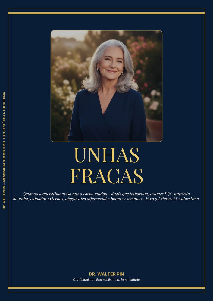 Capa: Unhas Fracas — Quando a Queratina Avisa Que o Corpo Mudou